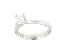 Anello Soranzo Gioielli Donna Solitario in Oro bianco Diamante 0.57 Ct NP10386217 - NP10386217
